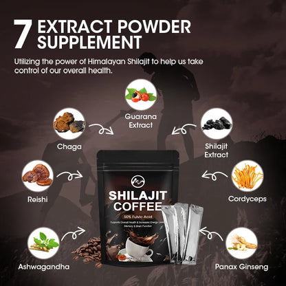 Pure Himalayan Shilajit Coffee – High Potency Energy Booster