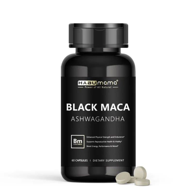 Black Maca Booster for Men – Premium Maca Supplements for Energy, Endurance & Muscle Mass Support