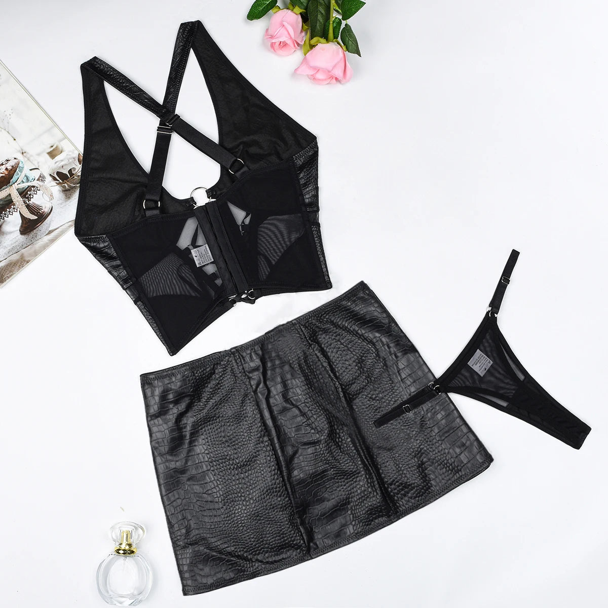 Sexy 2-Piece Mini Skirt Set