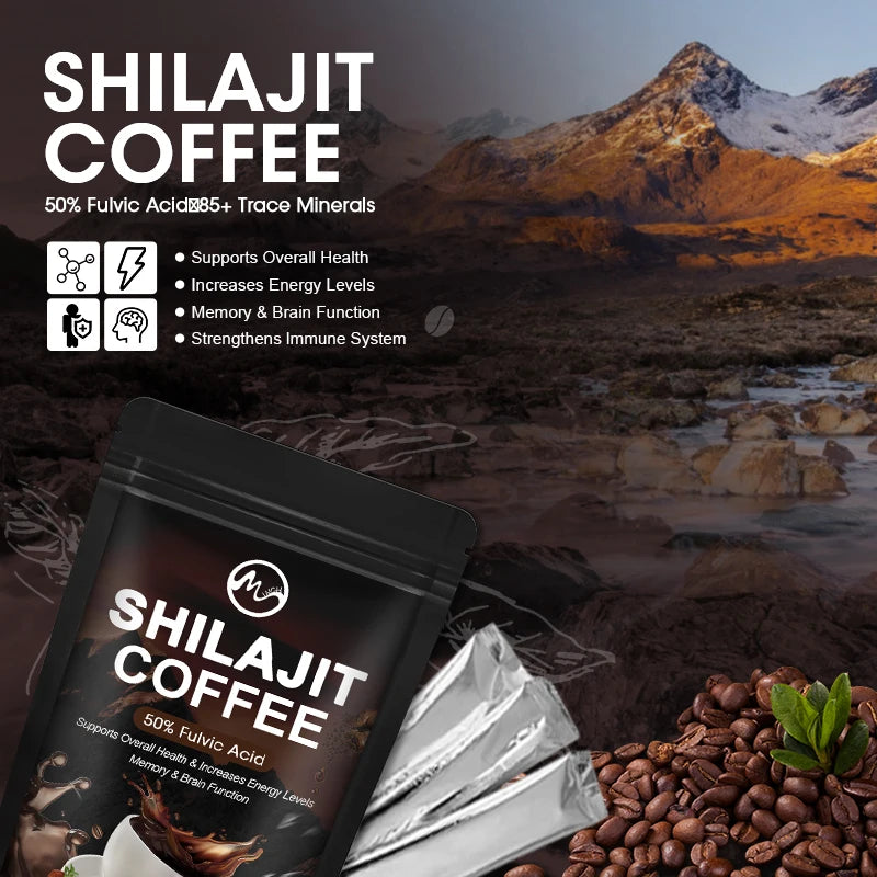 Pure Himalayan Shilajit Coffee – High Potency Energy Booster